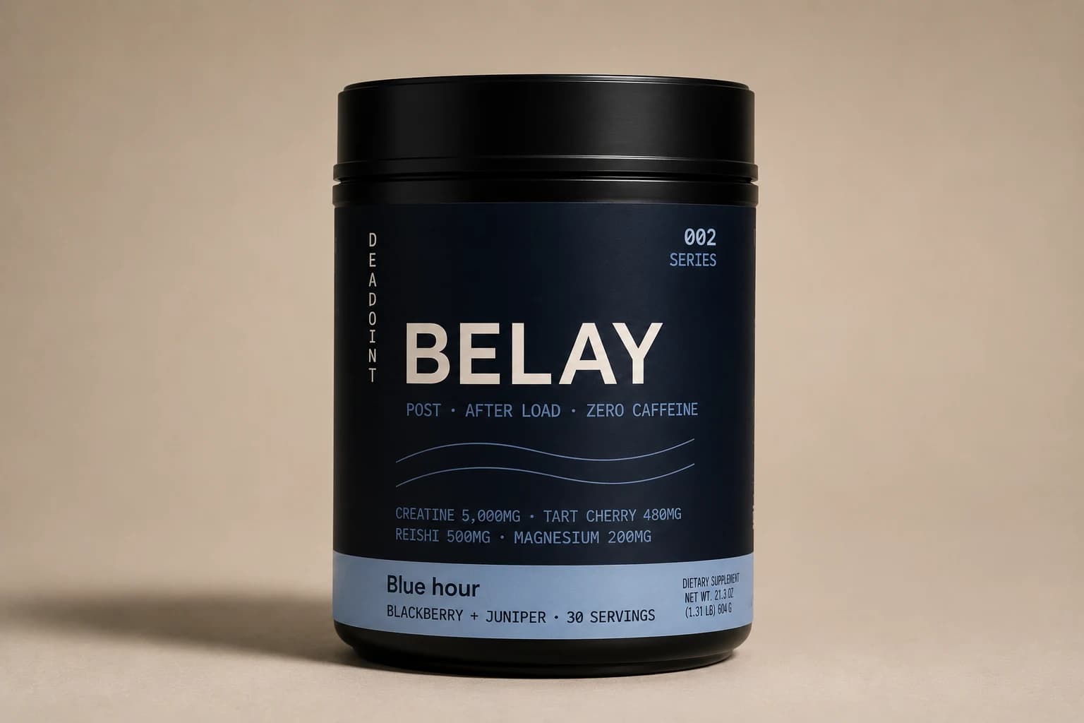 BELAY tub — blackberry + juniper, 30 servings